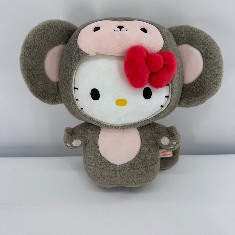 Hello Kitty Kidrobot Sanrio Year‎ of the Monkey Zodiac 13 Inch Plush Red Bow